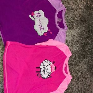 Sleepwear kids size - L(purple), XL(pink)